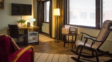 Фото номера Двухместный номер с 2 отдельными кроватями Отель Original Sokos Hotel Valjus Kajaani г. Каяани 3