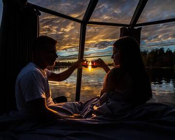 Фотографии Люкс-шатры Arctic Lake Experience Oulujärvi Igloos г. Каяани (Финляндия) №5 Фото Люкс-шатры Arctic Lake Experience Oulujärvi Igloos г. Каяани 5